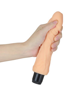 Вибратор реалистичный LoveToy бежевый, 20 х 4 см - No Taboo