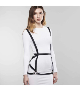 Портупея на корпус MAZE Bijoux Indiscrets чорна, OS - No Taboo