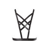 Портупея с перекрестным плетением на груди MAZE Bijoux Indiscrets черная, OS, фото №2 — секс шоп Украина, NO TABOO