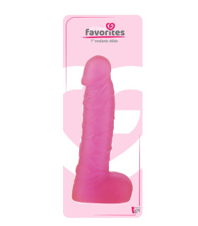 Фаллоимитатор реалистичный Dream Toys розовый, 13 х 3.5 см - No Taboo