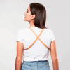 Портупея из экокожи Bijoux Indiscrets MAZE – Cross Cleavage, бежевая, фото №2 — секс шоп Украина, NO TABOO