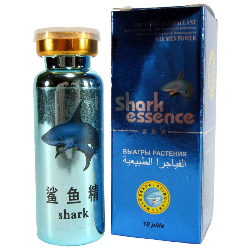 Возбудитель мужской Shark Essence для сильной эрекции, 10 шт, фото №0 — секс шоп Украина, NO TABOO