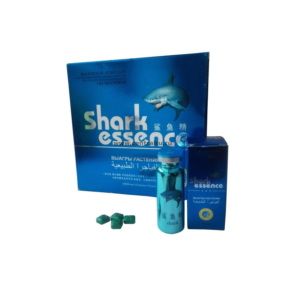 Возбудитель мужской Shark Essence для сильной эрекции, 10 шт, фото №3 — секс шоп Украина, NO TABOO
