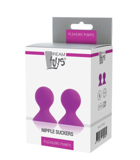 Вакуумные помпы для сосков Dream Toys розовые, 7 х 5.3 см - No Taboo