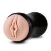 Мастурбатор-вагина Blush M for Men самосмазывающийся, в колбе, бежевый, 18.4 х 8.2 см фото №1 — секс игрушки: Украина, NO TABOO