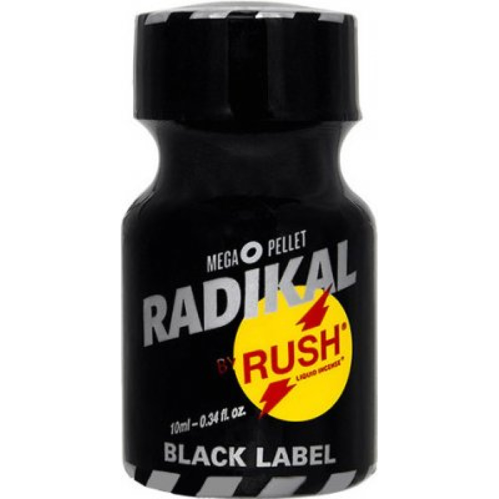 Попперс Radikal Rush Black Label, 10 мл, фото №0 — секс шоп Украина, NO TABOO