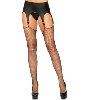 Сексуальные чулки со стразами One Size Leg Avenue Rhinestone, черные - No Taboo