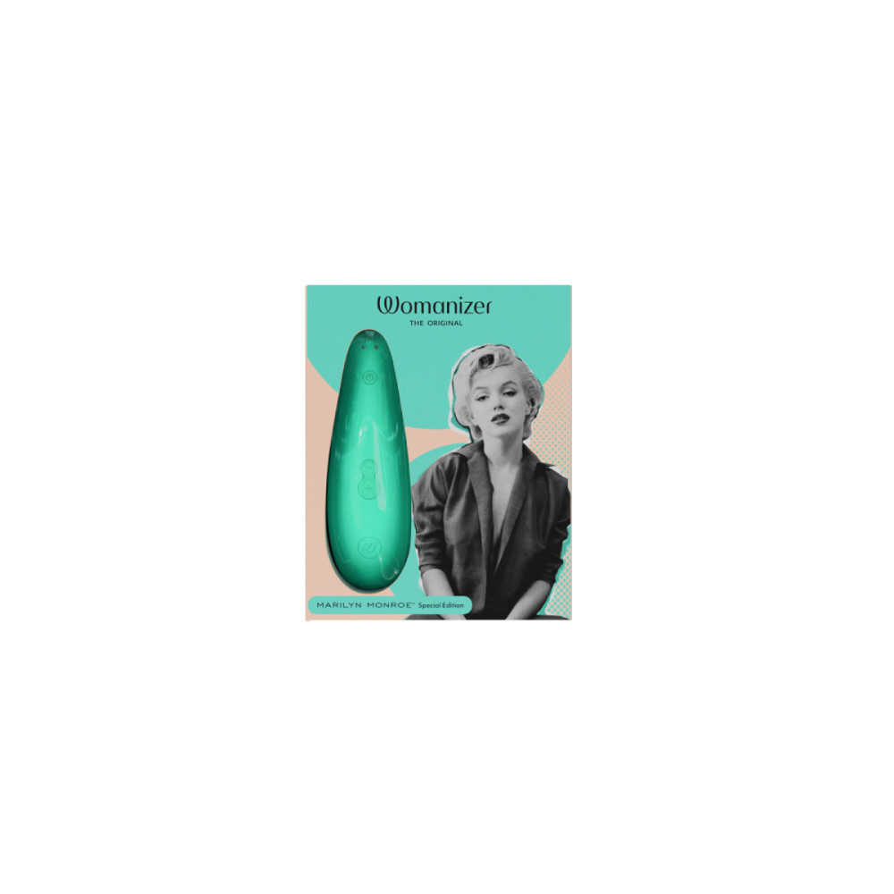 Бесконтактный стимулятор клитора Womanizer Marilyn Monroe Special Edition, мятный фото №16 — секс игрушки: Украина, NO TABOO