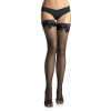 Чулки в сеточку One Size Violet Fishnet Thigh High Stockings от Leg Avenue, черны, фото №2 — секс шоп Украина, NO TABOO