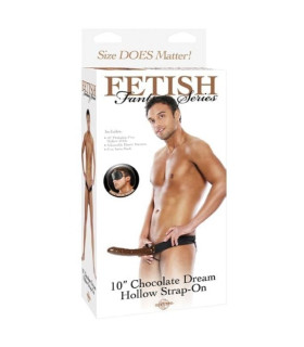 Фаллопротез реалистичный Pipedream Fetish Fantasy на трусиках, коричневый, 25 х 4.3 см - No Taboo
