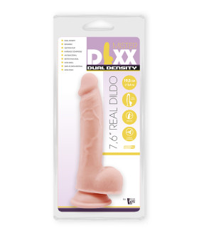 Фаллоимитатор на присоске Dream Toys Mr Dixx с двойной плотностью, бежевый, 19.5 х 3.4 см - No Taboo