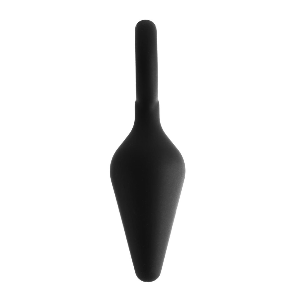 Анальная пробка Dream Toys Fantasstic с кольцом, черная, 8.5 х 2.3 см фото №4 — секс игрушки: Украина, NO TABOO