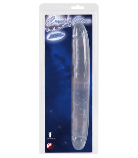 Фаллоимитатор реалистичный двойной You2Toys прозрачный, 34 х 3.5 см - No Taboo