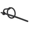 Уретральный катетер с кольцом на головку You2Toys черный, 12.7 х 0.6 см, фото №1 — секс шоп Украина, NO TABOO