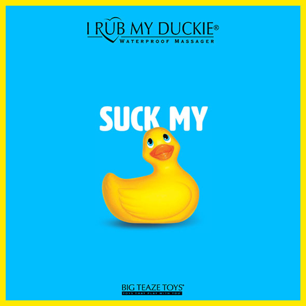 Уточка вибратор I Rub My Duckie Classic желтая фото №7 — секс игрушки: Украина, NO TABOO
