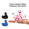 Уточка вибратор I Rub My Duckie белая с розовым узором фото №4 — секс игрушки: Украина, NO TABOO