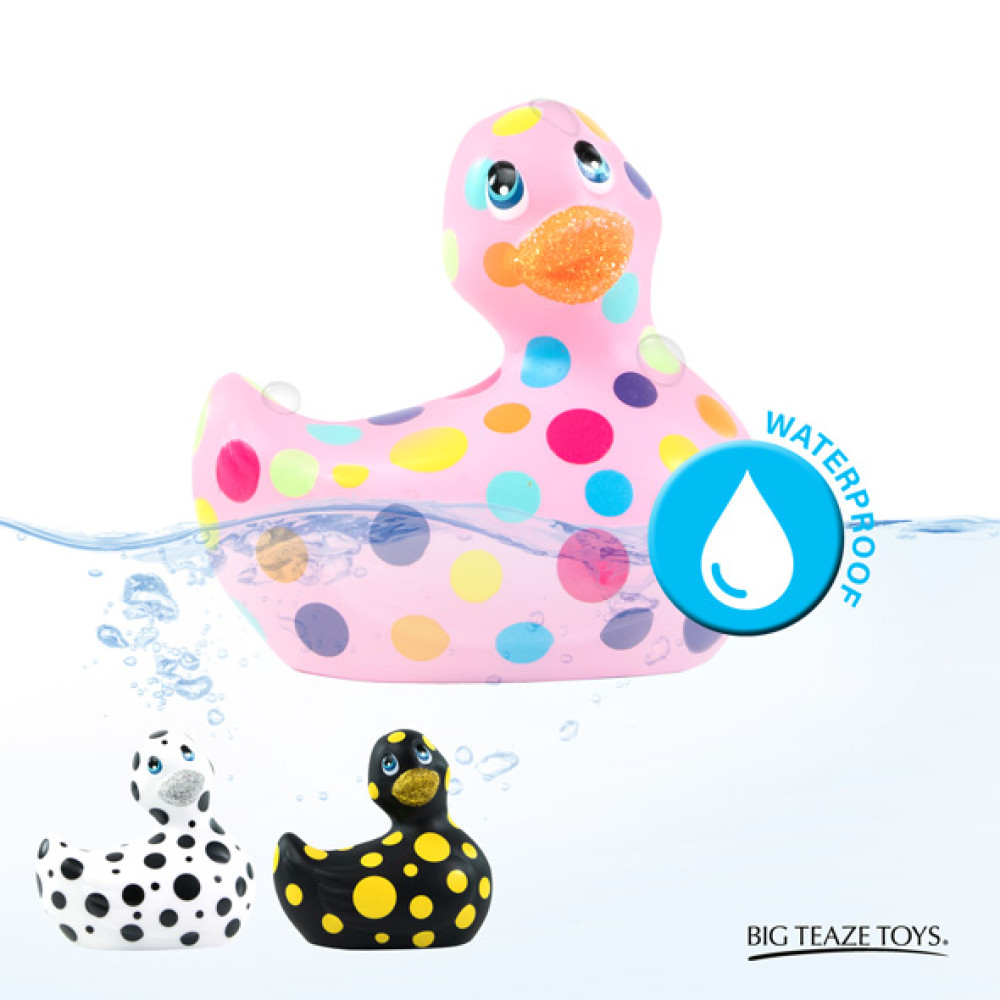 Уточка вибратор I Rub My Duckie в разноцветный горошек фото №6 — секс игрушки: Украина, NO TABOO