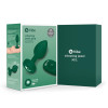 Анальная пробка с камнем с вибрацией M/L B-Vibe с дистанционным пультом управления, зеленая, 10.5 х 4 см фото №12 — секс игрушки: Украина, NO TABOO