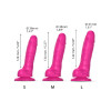 Фаллоимитатор реалистичный размер L Strap-On-Me на присоске, розовый, 14.2 х 4.1 см фото №6 — секс игрушки: Украина, NO TABOO