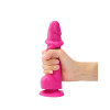 Фаллоимитатор реалистичный размер L Strap-On-Me на присоске, розовый, 14.2 х 4.1 см фото №4 — секс игрушки: Украина, NO TABOO
