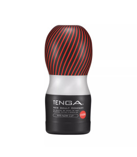 Мастурбатор нереалистичный Tenga красно-черный, 15.5 х 6.9 см - No Taboo