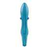 Вибратор-кролик Satisfyer Embrace Me с тройным клиторальным отростком, голубой, 21.2 х 4.6 см фото №6 — секс игрушки: Украина, NO TABOO