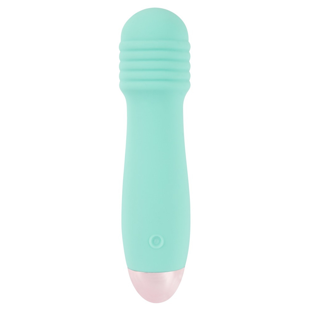 Мини-вибратор с рельефной головкой Cuties мятный, 12.5 х 3 см фото №0 — секс игрушки: Украина, NO TABOO