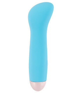 Мини-вібратор для точки G Cuties голубой, 12.9 х 3.5 см - No Taboo