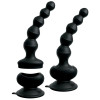 Анальная елочка с вибрацией 3Some Wall Banger Beads черная, 16.8 х 3.8 см фото №5 — секс игрушки: Украина, NO TABOO