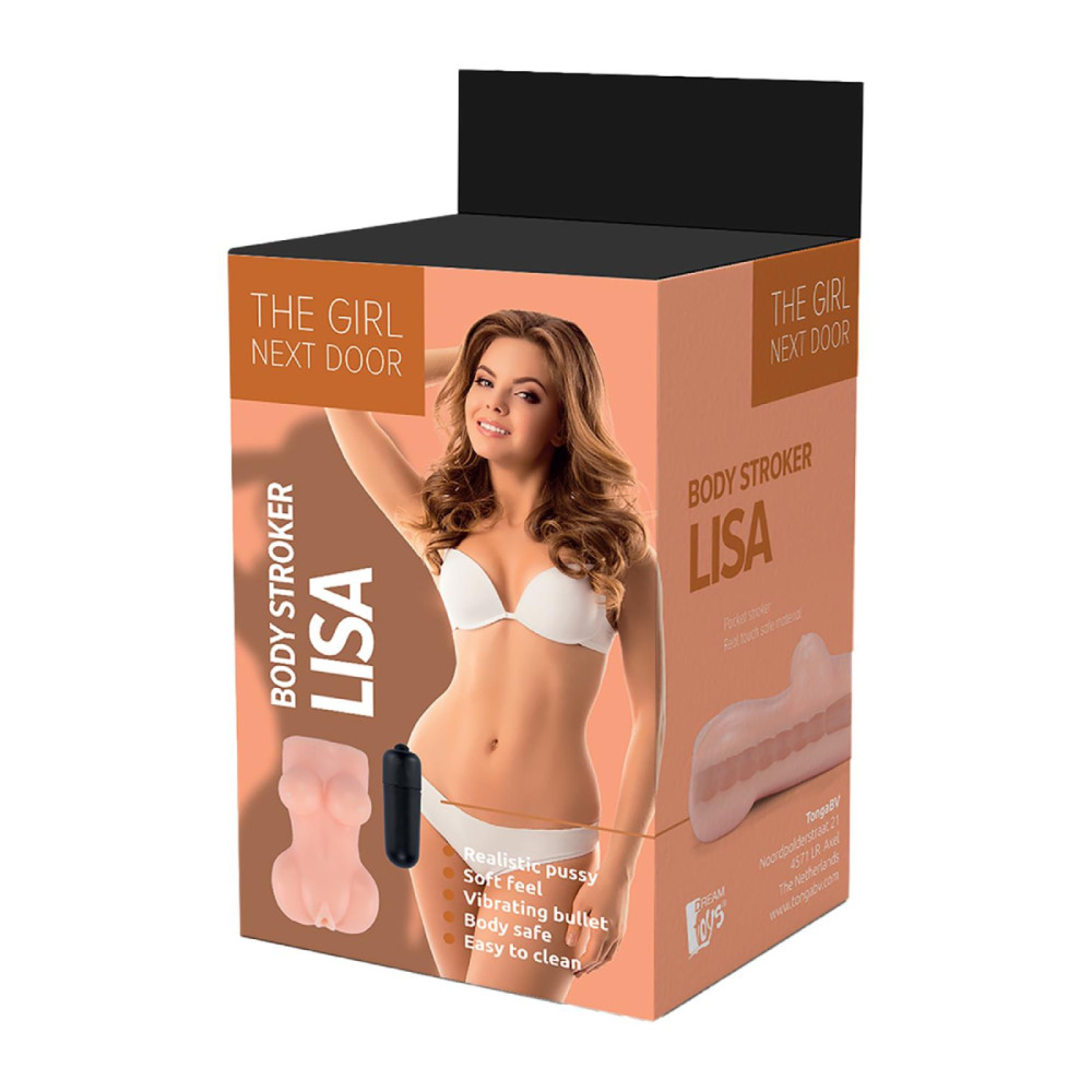 Мастурбатор-вагина Dreamtoys The Girl Next Door с вибрацией, бежевый, 13 х 7 см фото №2 — секс игрушки: Украина, NO TABOO