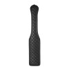 Шлепалка Dream Toys стеганая, черная, 32 х 6 см, фото №2 — секс шоп Украина, NO TABOO