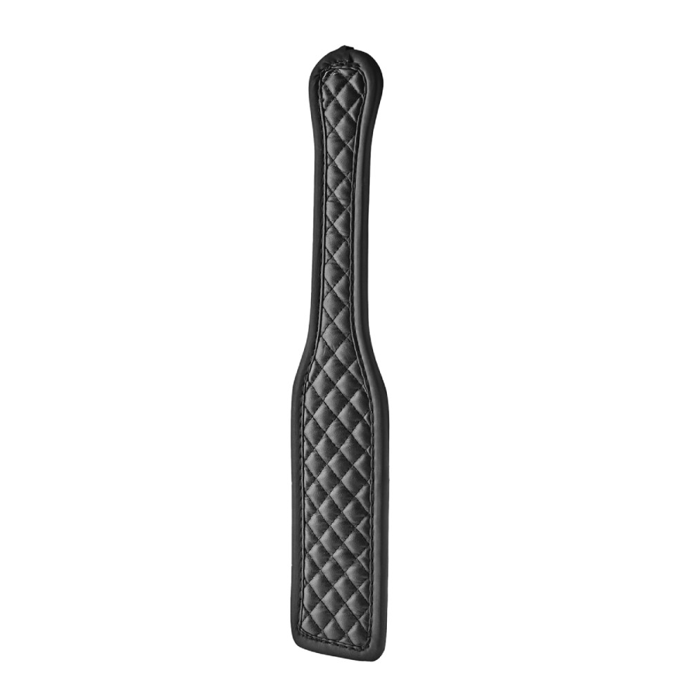 Шлепалка Dream Toys стеганая, черная, 32 х 6 см, фото №0 — секс шоп Украина, NO TABOO