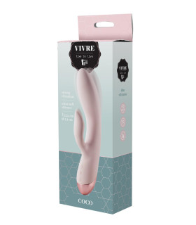Вибратор-кролик Dream Toys Coco розовый, 22.9 х 4.1 см - No Taboo