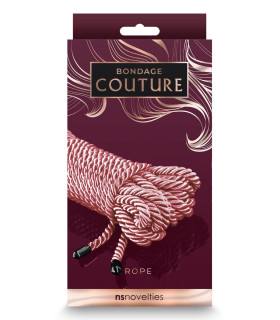 Веревка для бондажа NS Novelties Bondage Couture розовая, 8 м - No Taboo