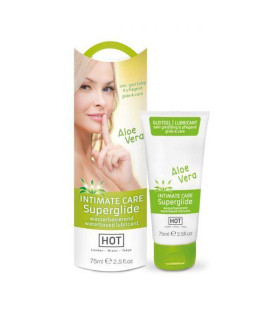 Лубрикант на водной основе HOT Aloe Vera, 75 мл - No Taboo