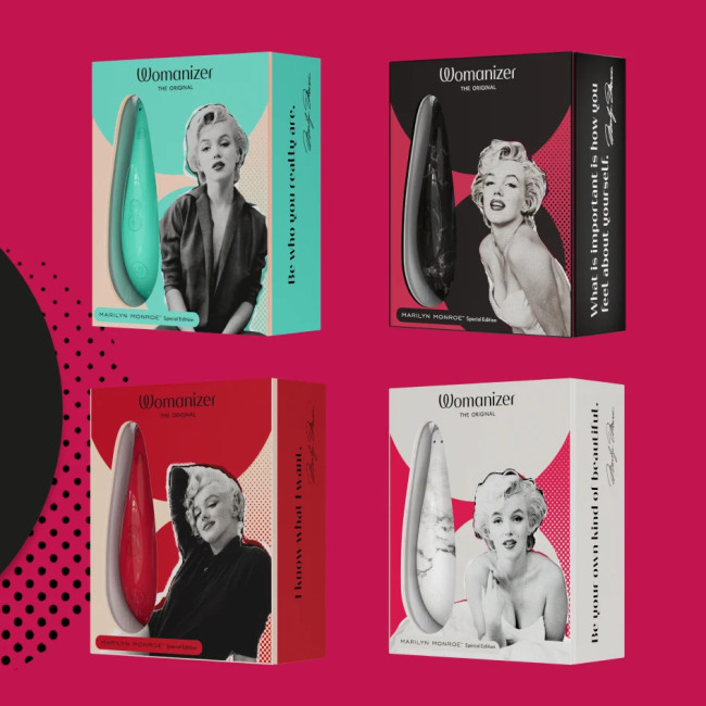 Marilyn Monroe від Womanizer — лімітована колекція незабаром на сайті та в магазинах No Taboo!