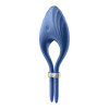 Эрекционное вибро-кольцо Satisfyer с затяжкой, синее, 14.5 х 5.5 см фото №1 — секс игрушки: Украина, NO TABOO