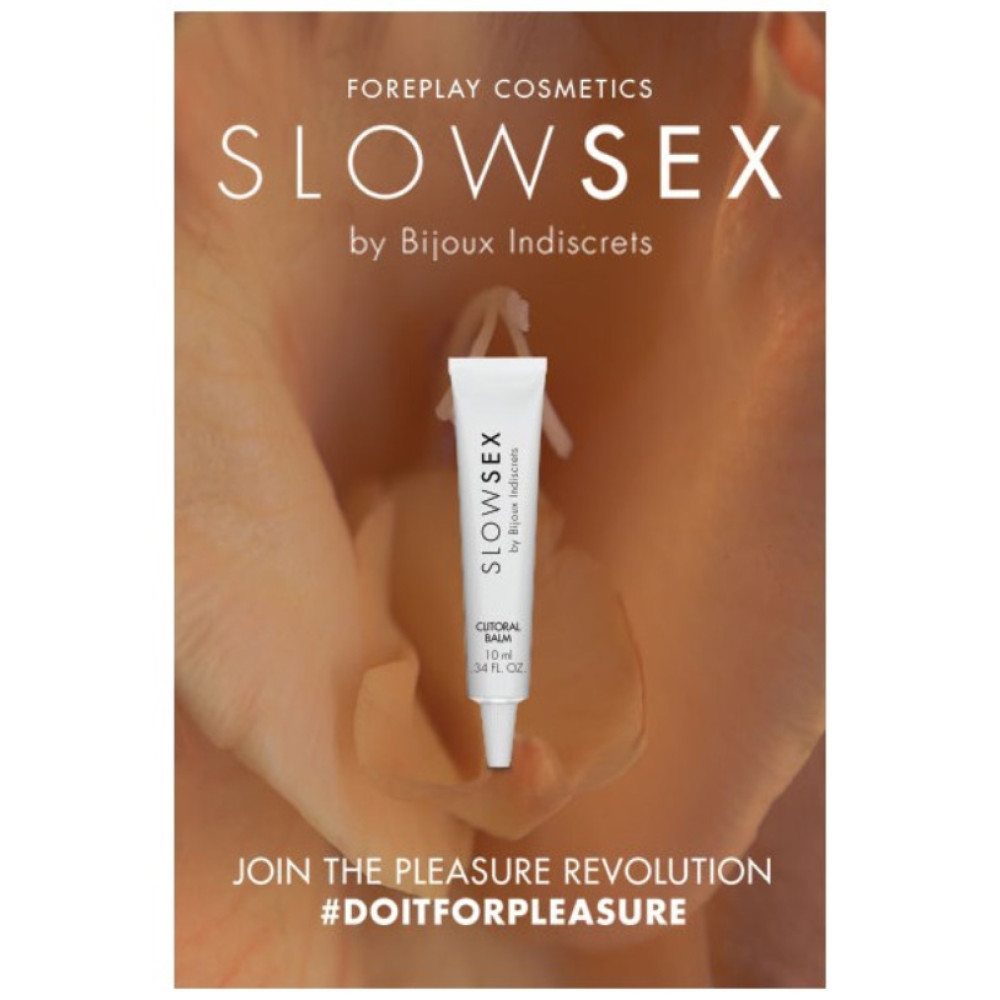 Жидкий вибратор Clitoral Balm Bijoux Indiscrets Slow Sex, 10 мл, фото №5 — секс шоп Украина, NO TABOO