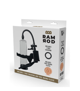 Вакуумна помпа механічна Dream Toys з ерекційним кільцем, прозора, 20 х 5.9 см - No Taboo