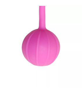 Вагинальные шарики рельефные Easytoys розовые, 16 х 3 см - No Taboo