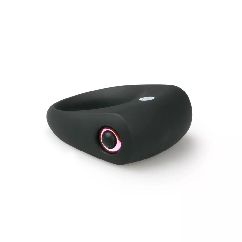 Эрекционное вибро-кольцо Easytoys черное, 5.5 х 4.5 см фото №3 — секс игрушки: Украина, NO TABOO