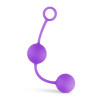 Вагинальные шарики Easy Toys со смещенным центром тяжести, фиолетовые, 20 х 3.7 см фото №3 — секс игрушки: Украина, NO TABOO