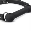 Кляп-уздечка Easytoys черный, 56 х 1.7 см, фото №4 — секс шоп Украина, NO TABOO