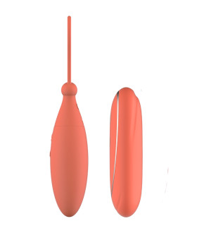 Виброяйцо с дистанционным управлением Dream Toys коралловое, 15.5 х 3 см - No Taboo