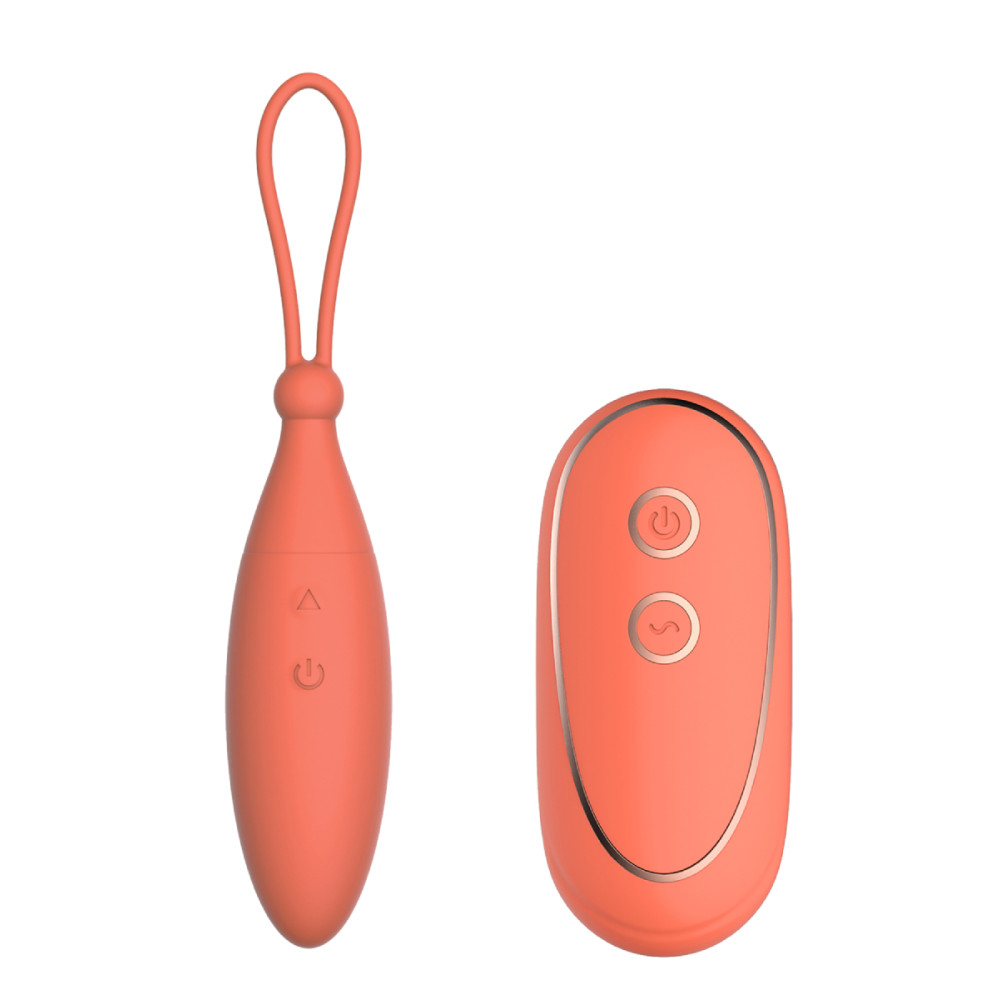 Виброяйцо с дистанционным управлением Dream Toys коралловое, 15.5 х 3 см фото №0 — секс игрушки: Украина, NO TABOO