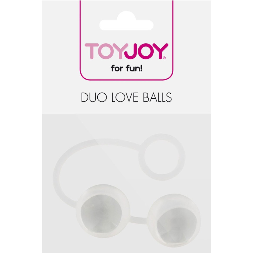 Вагинальные шарики Toy Joy стеклянные, прозрачные, 16 х 2.5 см фото №2 — секс игрушки: Украина, NO TABOO