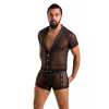 Мужской комплект Passion Men Michael, XXL/XXXL, полупрозрачный, черный, фото №1 — секс шоп Украина, NO TABOO