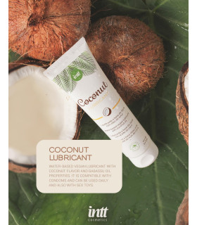 Лубрикант Intt Coconut (Vegan), 100 мл, на водній основі, з ароматом кокосу - No Taboo