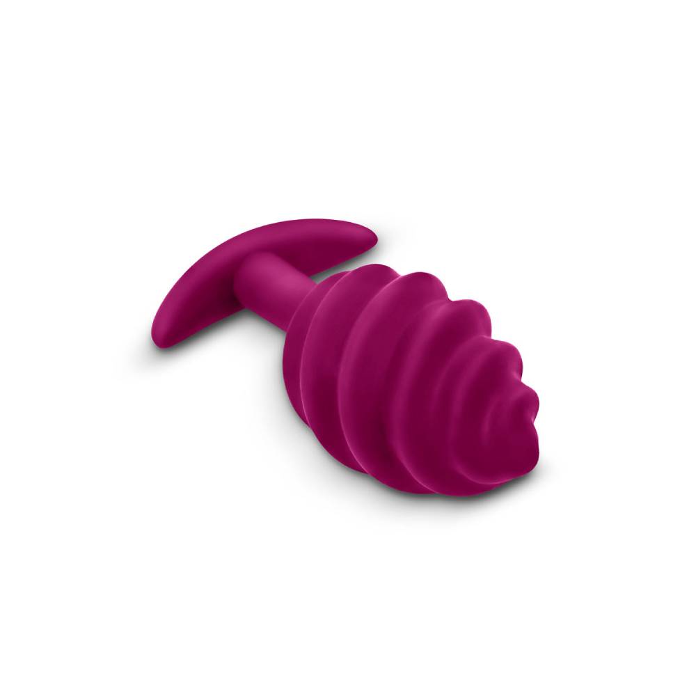 Анальная пробка рельефная Gvibe Gplug Twist 2 фуксия, 10.5 х 3.9 см фото №4 — секс игрушки: Украина, NO TABOO
