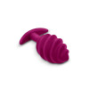 Анальная пробка рельефная Gvibe Gplug Twist 2 фуксия, 10.5 х 3.9 см фото №4 — секс игрушки: Украина, NO TABOO